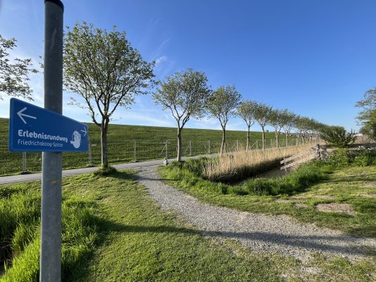 Beschilderung Erlebnis-Rundweg Friedrichskoog-Spitze