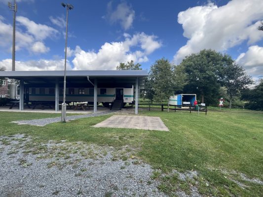Draisinenbahn Endstation in St. Michaelisdonn